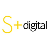 S+ Digital logo, S+ Digital contact details