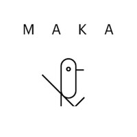 M A K A logo, M A K A contact details