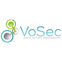 VoSec logo, VoSec contact details