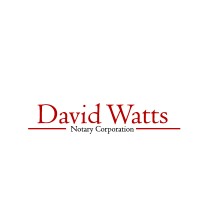 David Watts Notary Public logo, David Watts Notary Public contact details