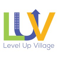 Level Up Village logo, Level Up Village contact details