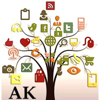 A K Media Strategies logo, A K Media Strategies contact details