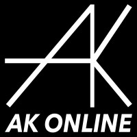 AK Online logo, AK Online contact details