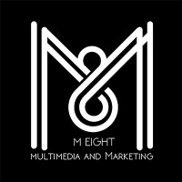 M Eight logo, M Eight contact details