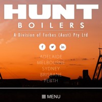 Hunt Boilers • Adelaide • Melbourne • Sydney • Brisbane • Perth logo, Hunt Boilers • Adelaide • Melbourne • Sydney • Brisbane • Perth contact details