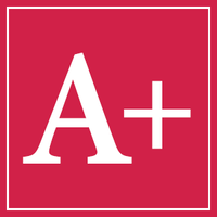 A+ English LLC logo, A+ English LLC contact details