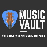 The Music Vault logo, The Music Vault contact details