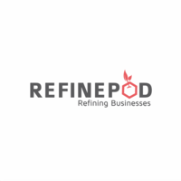 RefinePod logo, RefinePod contact details