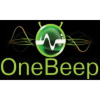 OneBeep logo, OneBeep contact details