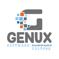 GenuxSoft logo, GenuxSoft contact details