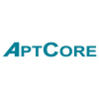 AptCore logo, AptCore contact details