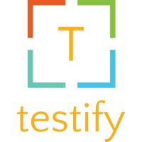 Testify logo, Testify contact details