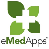 eMedApps logo, eMedApps contact details