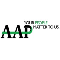 AAP logo, AAP contact details