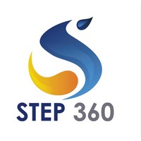 STEP360 logo, STEP360 contact details