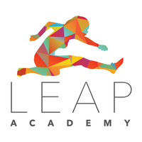 The LEAP Academy logo, The LEAP Academy contact details