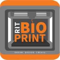 RIT BioPrint logo, RIT BioPrint contact details