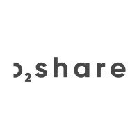 O2Share logo, O2Share contact details