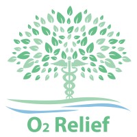 O2 Relief logo, O2 Relief contact details