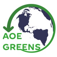 AOE Greens logo, AOE Greens contact details