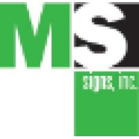 M.S Signs logo, M.S Signs contact details