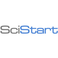 SciStart logo, SciStart contact details