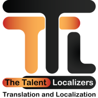 The Talent Localizers logo, The Talent Localizers contact details