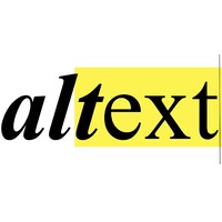 Altext logo, Altext contact details