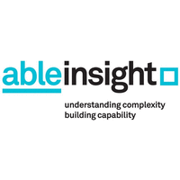 AbleInsight logo, AbleInsight contact details