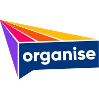 Organise logo, Organise contact details