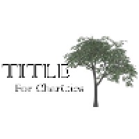 Title for Charities logo, Title for Charities contact details