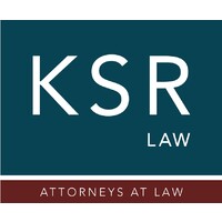 KSR Law logo, KSR Law contact details