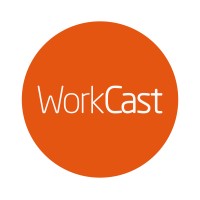 WorkCast logo, WorkCast contact details