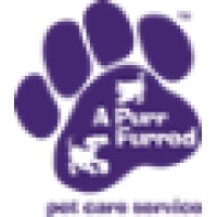 A PurrFurred Pet Care Service logo, A PurrFurred Pet Care Service contact details