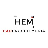 Hadenough Media logo, Hadenough Media contact details