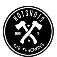 Hotshots Axe Throwing logo, Hotshots Axe Throwing contact details