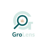 GroLens logo, GroLens contact details