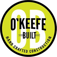 O'Keefe Built logo, O'Keefe Built contact details