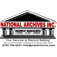 National Archives, Inc. logo, National Archives, Inc. contact details