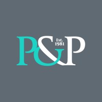 P&P Glass logo, P&P Glass contact details