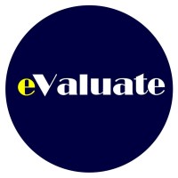 e-Valuate logo, e-Valuate contact details