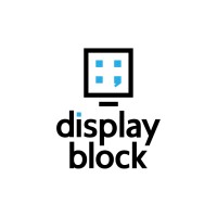 display block logo, display block contact details