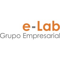 e-Lab logo, e-Lab contact details