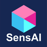 SensAI logo, SensAI contact details