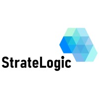 StrateLogic logo, StrateLogic contact details