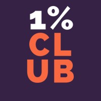 1% Club logo, 1% Club contact details