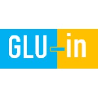 GLU-in logo, GLU-in contact details