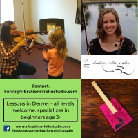 Vibrations Violin Studio Denver logo, Vibrations Violin Studio Denver contact details