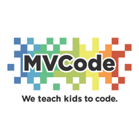 MVCode logo, MVCode contact details