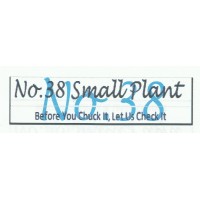 No.38 Small Plant logo, No.38 Small Plant contact details